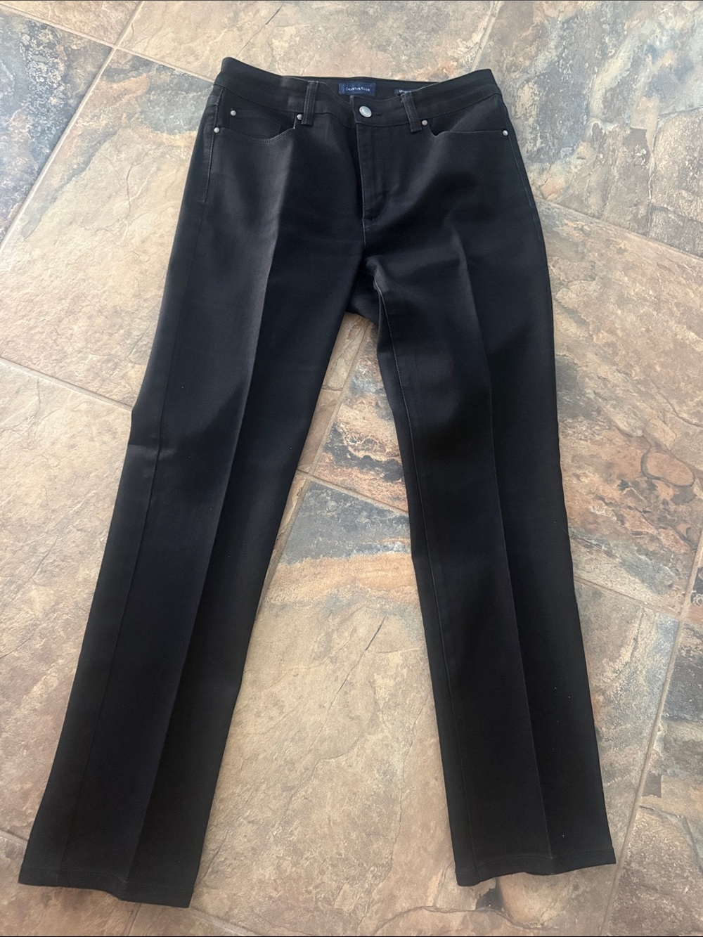 Charter Club Black Straight Jeans